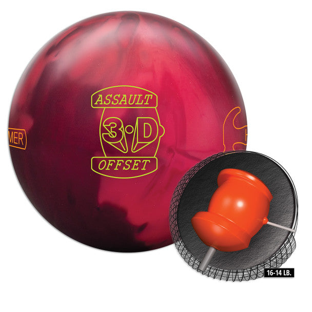 Hammer 3D Offset Assault Bowling Ball – Lucky Bowler Pro Shop