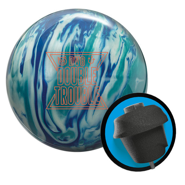 DV8 DOUBLE TROUBLE ボウリングボール 15ポンド DV8 Double Trouble Bowling Ball – Lucky Bowler Pro Shop