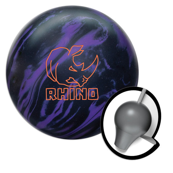 Brunswick Rhino Bowling Ball - Purple/Black – Lucky Bowler Pro Shop