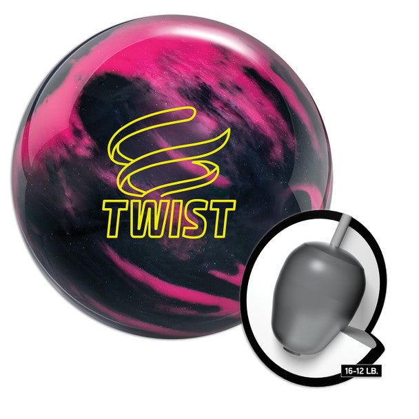 Brunswick Twist Bowling Ball Pink/Black – Lucky Bowler Pro Shop