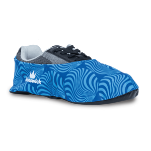 Brunswick Shield Dye Sub Blue Shoe Covers