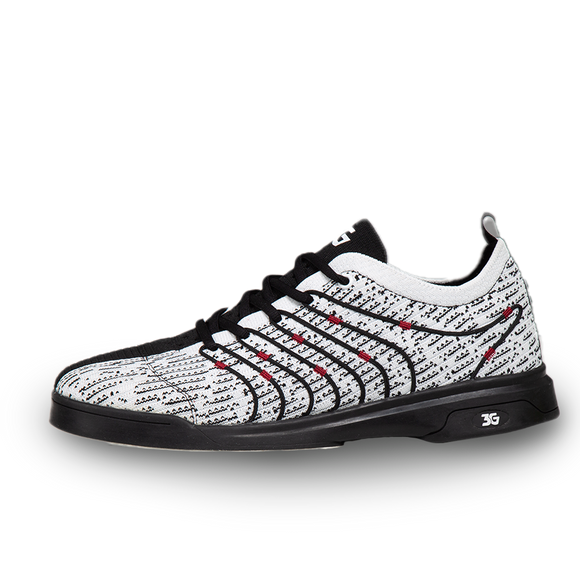 3G Men’s Ascent ll White Black Right Hand Bowling Shoes
