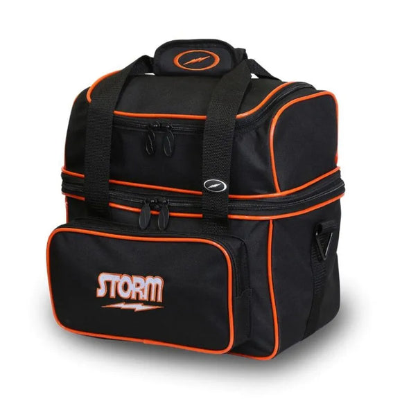 Storm 1 Ball Flip Tote Black Orange Bowling Bag
