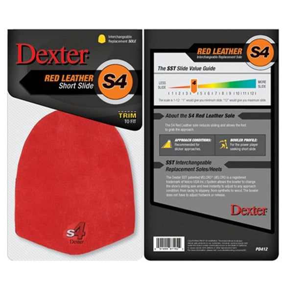 Dexter Replacement Sole - Red Leather (S4)