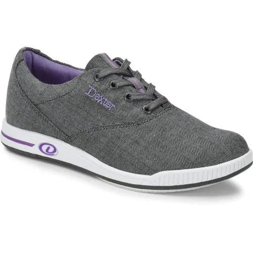 Dexter Kerrie Grey Twill Women's Bowling Shoes – Lucky Bowler Pro Shop