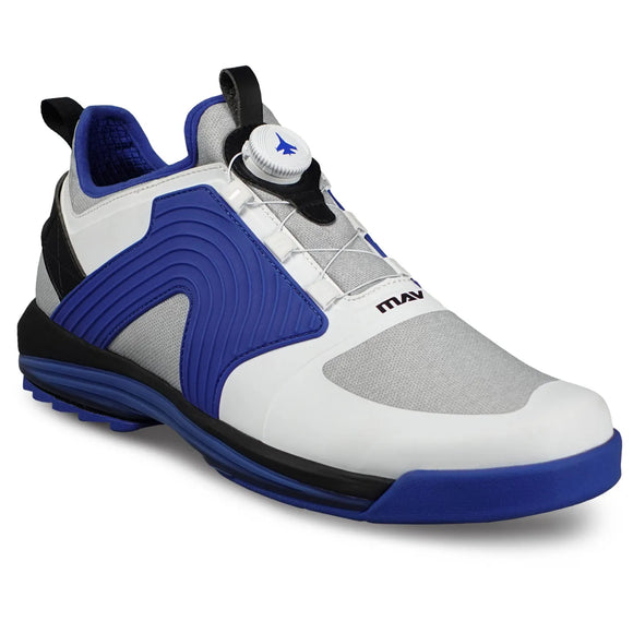 KR Maverick Right Hand Men’s Bowling Shoes - White/Blue/Black