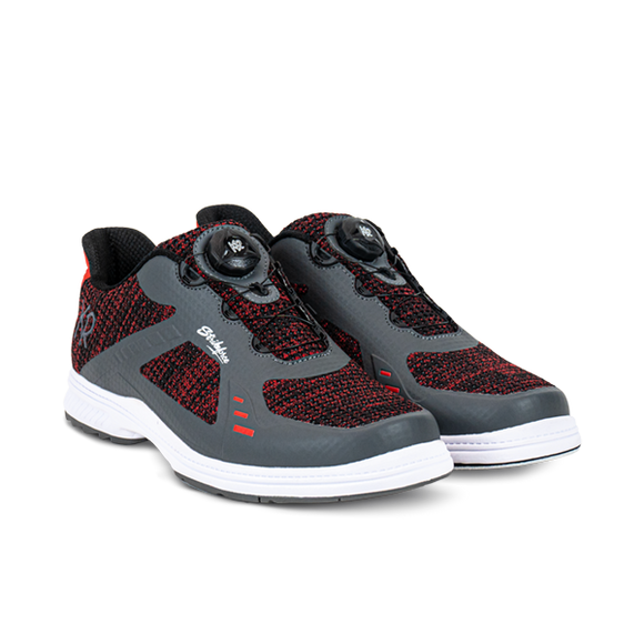 KR Strikeforce Jet FT Black Red Grey Right Hand Men’s Bowling Shoes