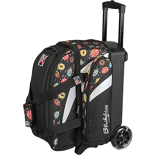 KR Strikeforce Cruiser Scratch Double Roller Bowling Bag - Donuts