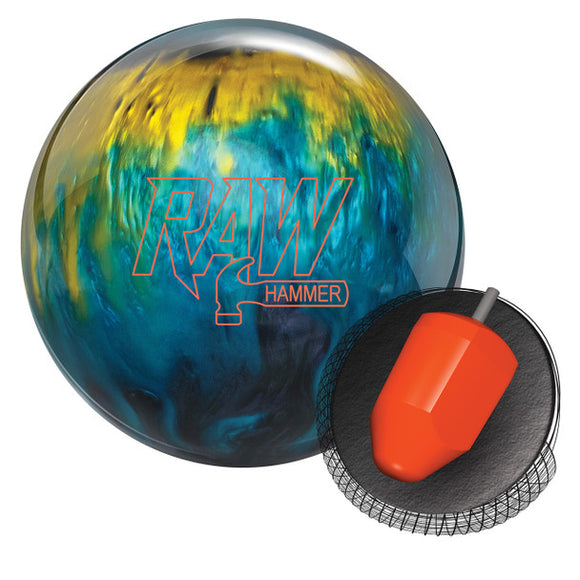 Hammer Raw Bowling Ball - Smoke/Blue/Gold