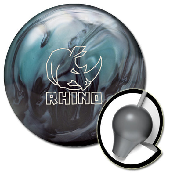 Brunswick Rhino Bowling Ball - Metallic Blue/Black