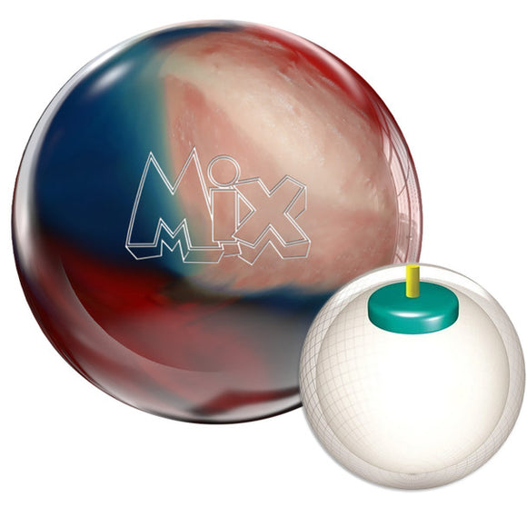 Storm Mix Bowling Ball - Red/White/Navy