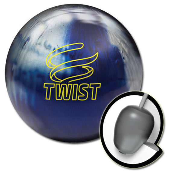 Brunswick Twist Bowling Ball Blue/Silver