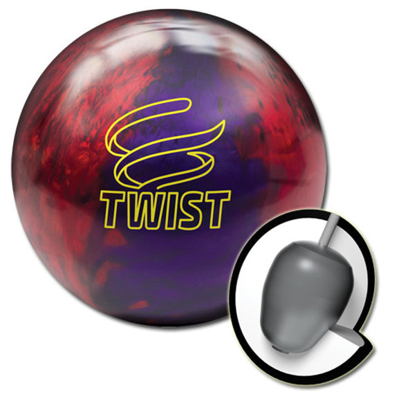 Brunswick Twist Bowling Ball Red/Purple