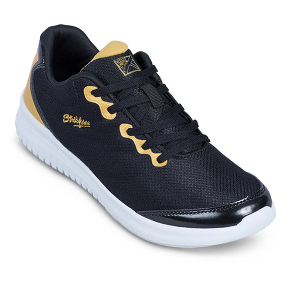 KR Strikeforce Womens Glitz Bowling Shoes - Black/Gold