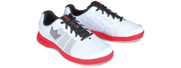 Brunswick Fuze Mens Bowling Shoes White/Red